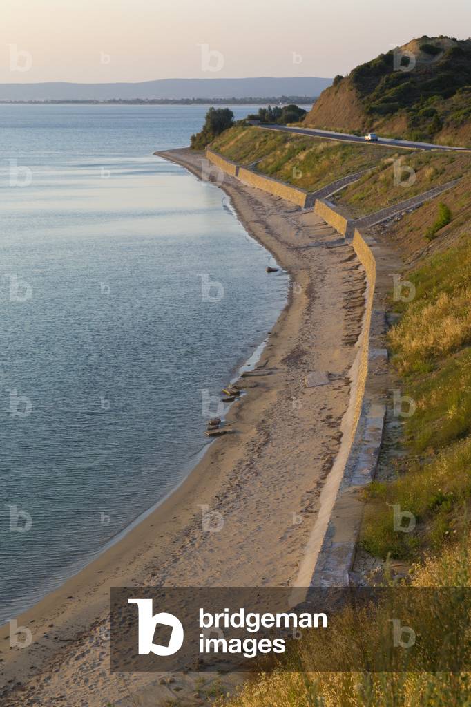 The beach at Anzac Cove, looking north (photo)