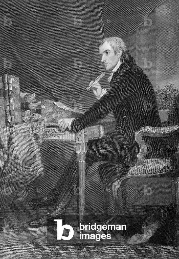 Bild von Druck "Francis Hopkinson (1737-91) (litho)", 19. Jahrhundert von Alonzo Chappel