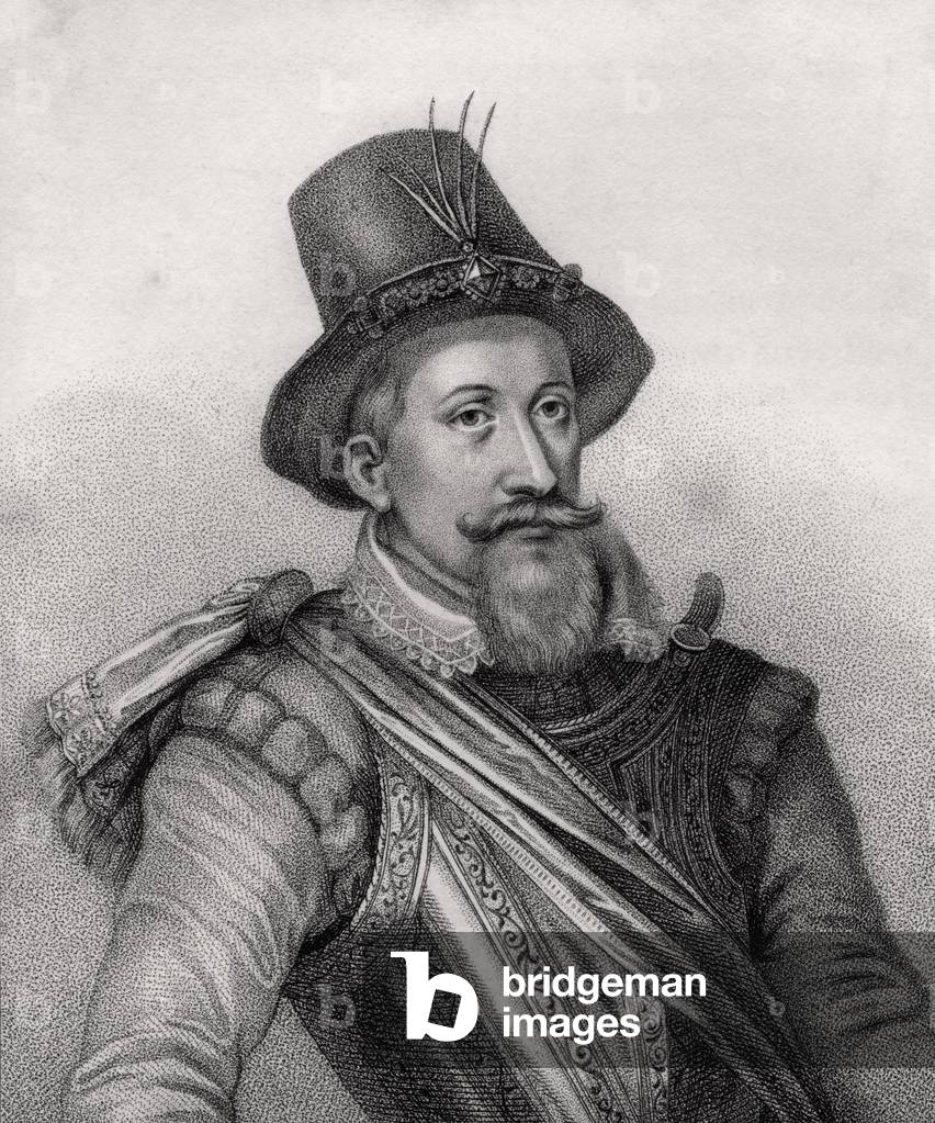 James I. von England, graviert von Bocquet, aus 'A Catalogue of the Royal and Noble Authors', veröffentlicht 1