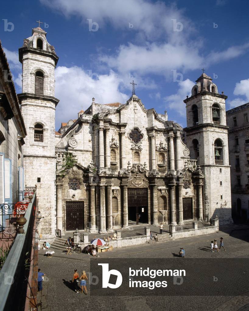 Facade of the Cathedral, built 1748-77 (photo)