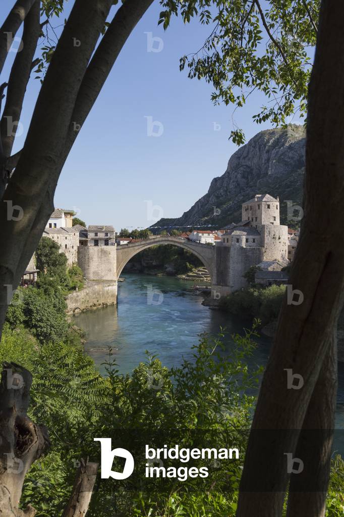 Mostar, Bosnia and Herzegovina. The Old Bridge. (photo)