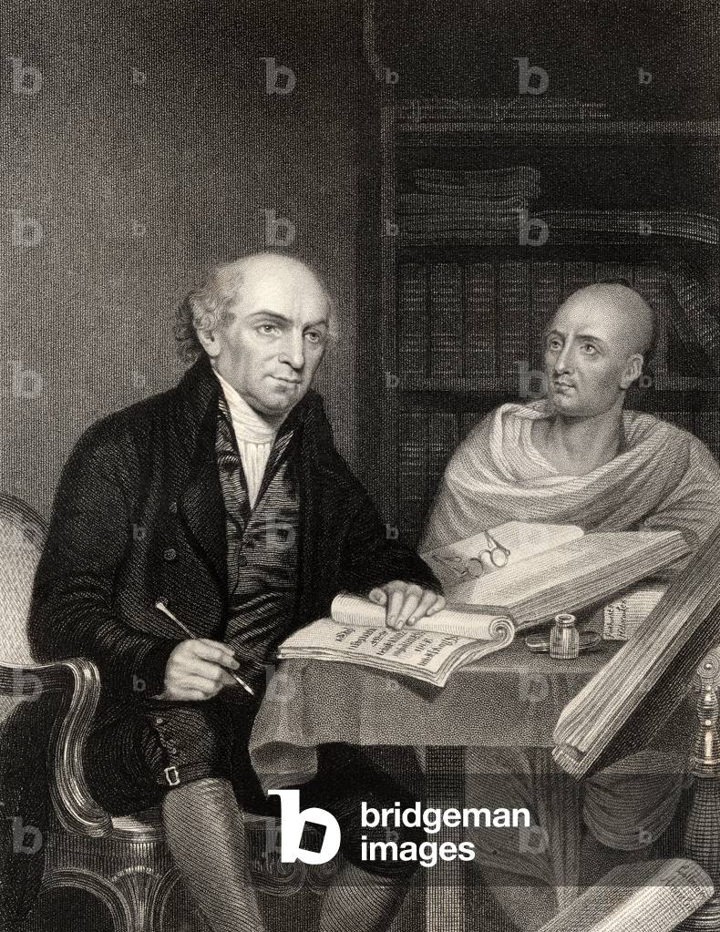 Immagine di Stampa "William Carey", 19th Secolo di Robert Home, b/w