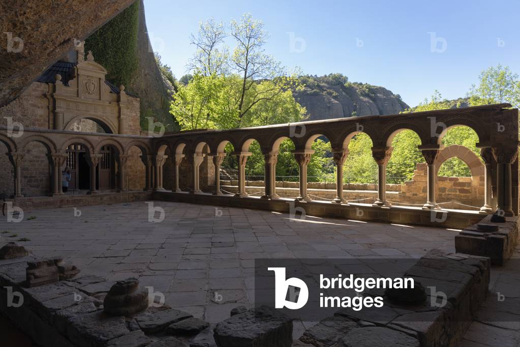 Monastery of San Juan de la Pena, Huesca Province, Spain, 2019 (photo)