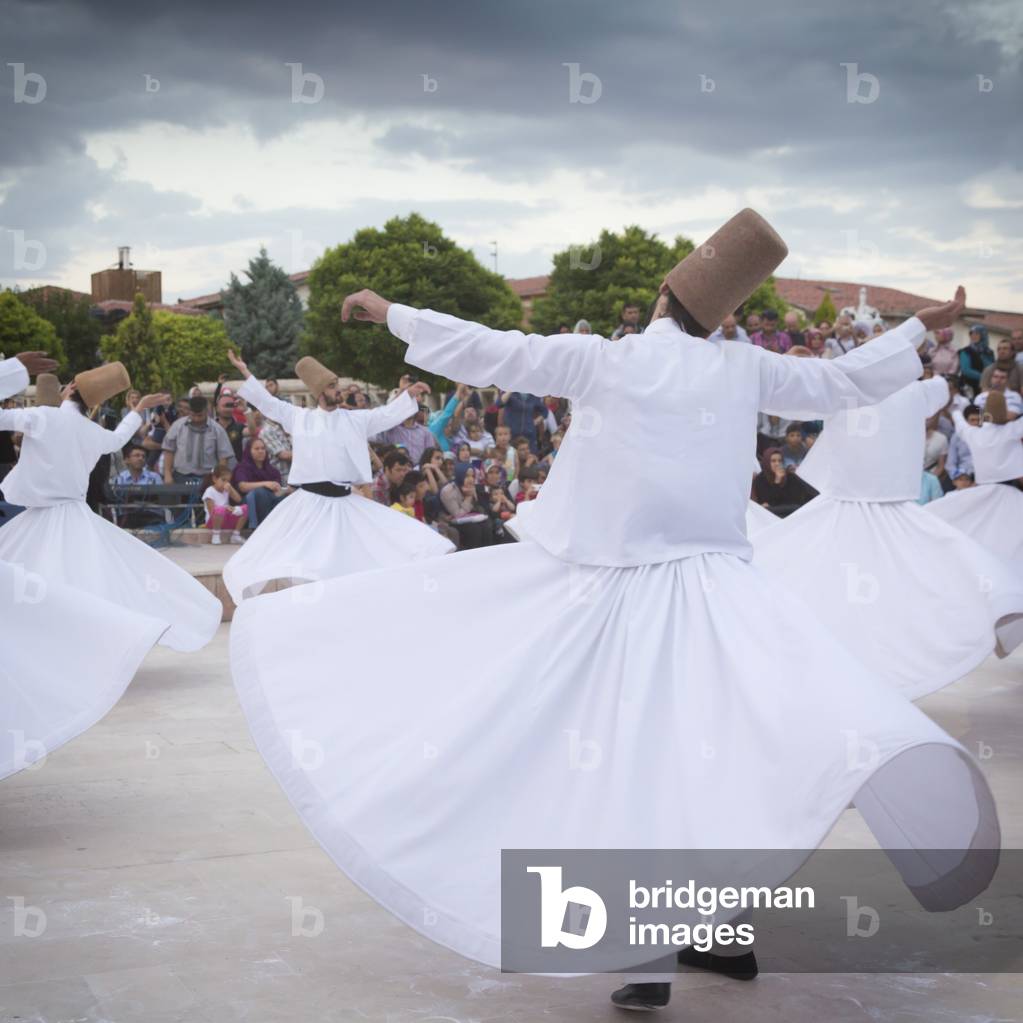 Konya, Konya Province, Turkey.   Whirling Dervishes.