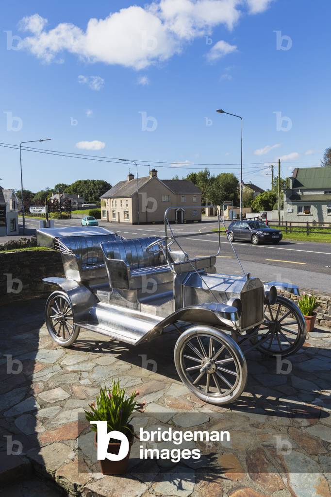 Monument to Henry Ford and his Ford Model T, Ballinascarty aka Ballinascarthy, County Cork, West Cork, Ireland (photo)