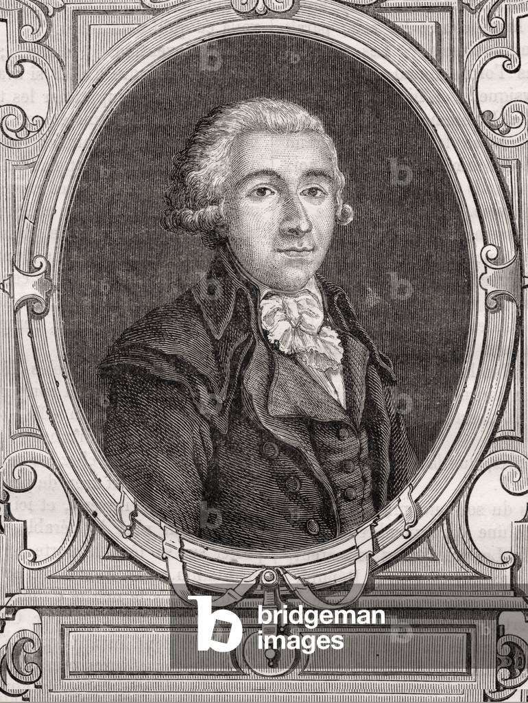 "Francois Nicolas Leonard Buzot", 19th Secolo di French School, b/w