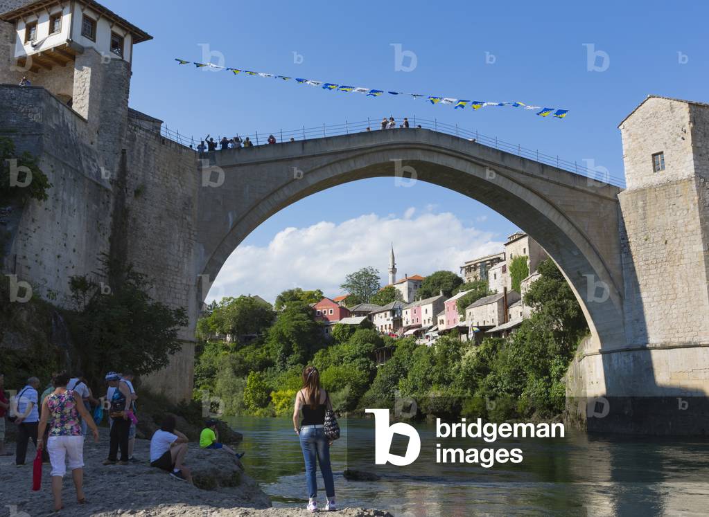 Mostar, Bosnia and Herzegovina. The Old Bridge. (photo)