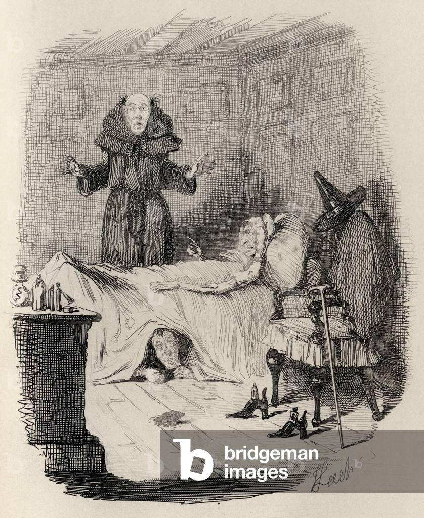 Das Geständnis der alten Frau in grau bekleidet, von 'The Ingoldsby Legends' von Thomas Ingoldsby, herausgegeb