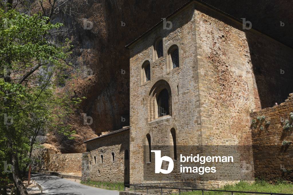 Monastery of San Juan de la Pena, Huesca Province, Spain, 2019 (photo)