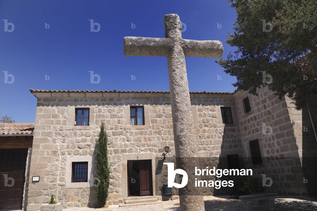 Avila, Avila Province, Spain. 15th century Convent of the Encarnación, where St. Teresa lived for several decades. (photo)