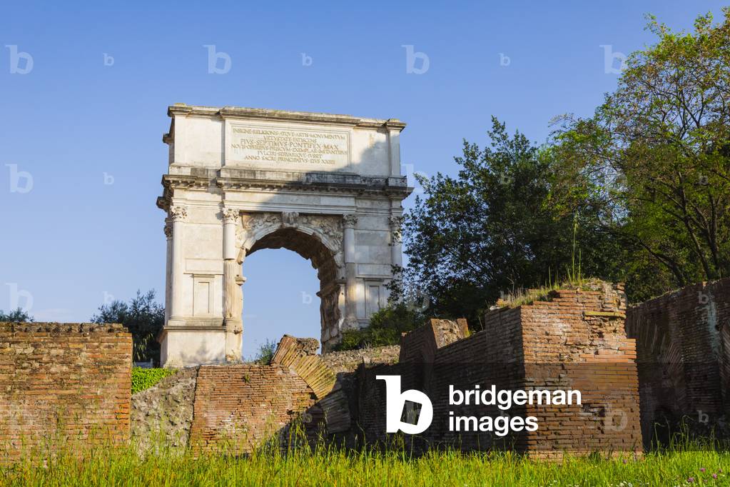 Roman Forum. Arch of Titus, Rome, Italy