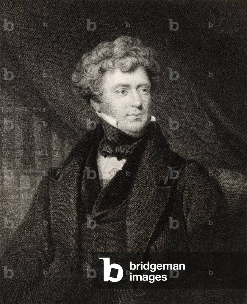 Bild von Druck "James Blundell", 19. Jahrhundert von Henry Room, b/w