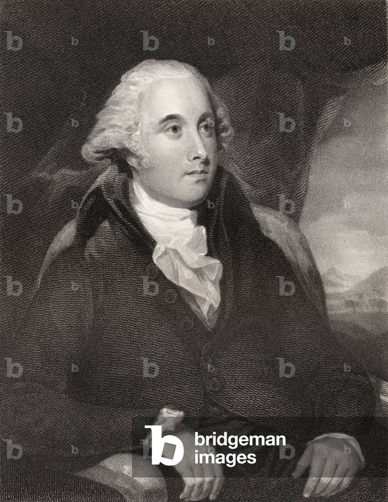 Immagine di Stampa "Robert Dundas di Arniston", 19th Secolo di Henry Raeburn, b/w
