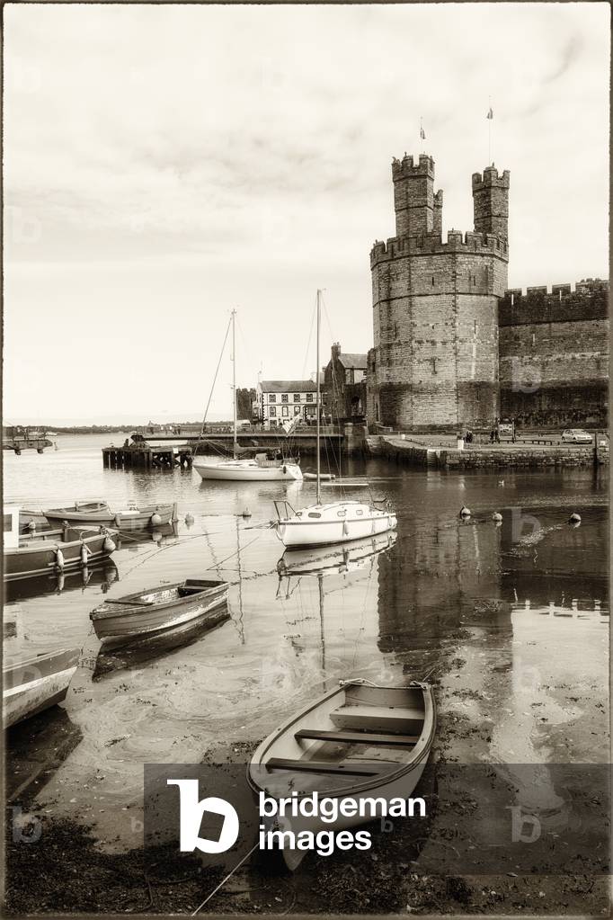 Caernarfon, Wales, UK. The castle.