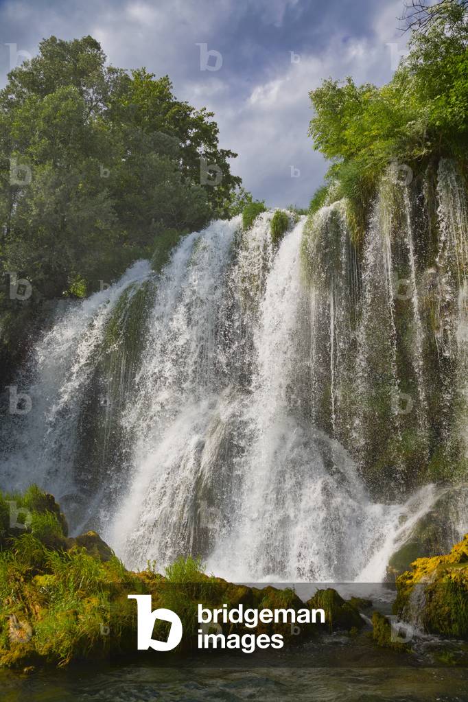 Roski Slap waterfall, Krka National Park, Nacionalni park Krka, Dalmatia, Croatia (photo)
