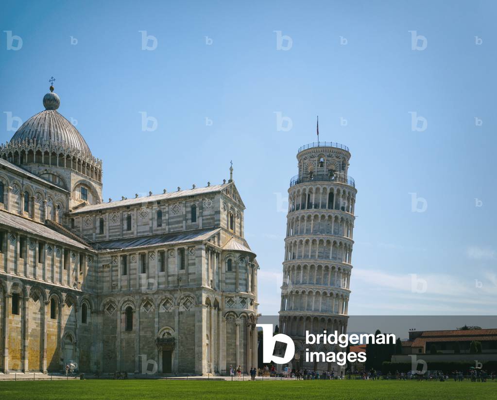 Cathedral and Leaning Tower, Pisa, Tuscany, Italy   (photo)