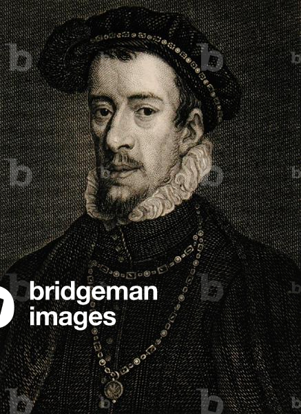 "Thomas Howard (1536-72) 4. Herzog von Norfolk (Gravur)", 19. Jahrhundert von English School