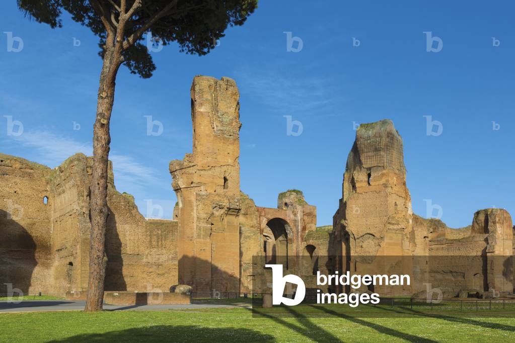 Terme di Caracalla, or Baths of Caracalla dating from the 3rd century AD, Rome, Italy (photo)