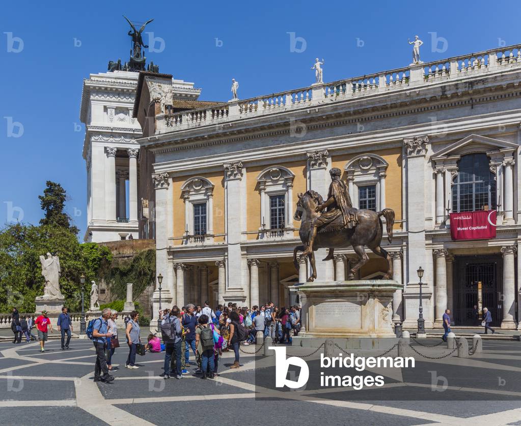 Rome, Italy. Piazza del Campidoglio. (photo)
