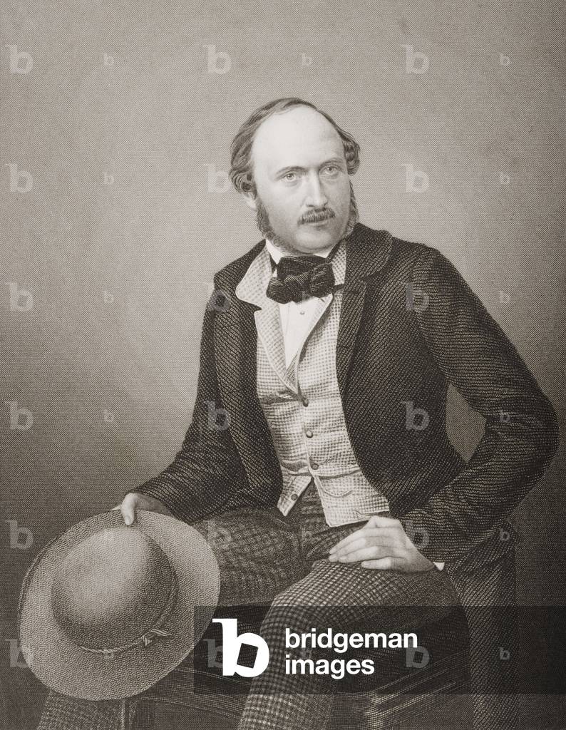 H.R.H. Prince Albert (1819-61) Prince Consort of Great Britain and Ireland, engraved by D.J. Pound from a phot