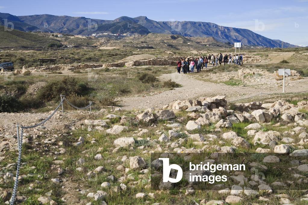 Los Millares Copper Age archaeological site, near Santa Fe de Mondujar, Almeria Province, Spain (photo)