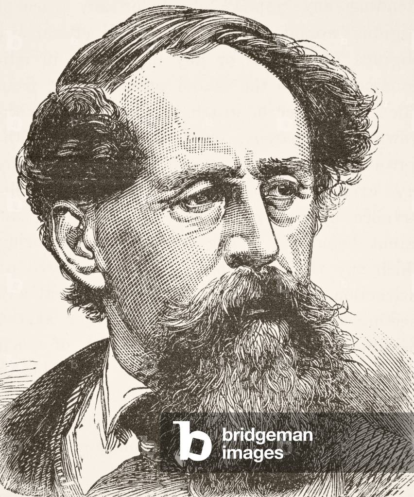 Charles Dickens, da «The National and Domestic History of England» di William Hickman Smith Aubrey (1858-1916)