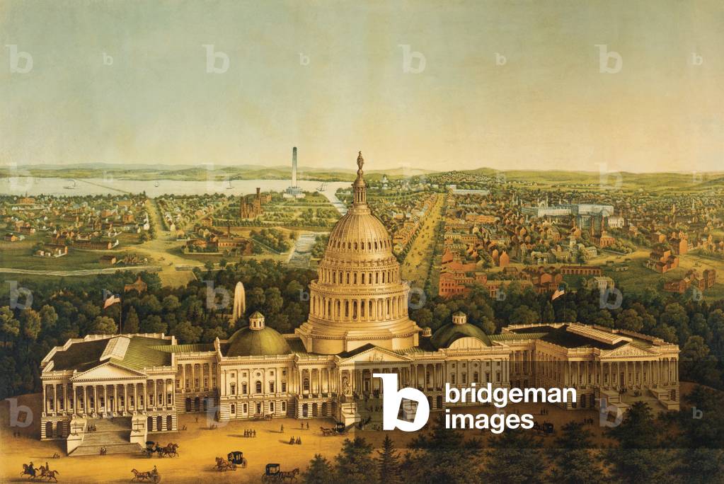 "Washington", 19. Jahrhundert von American School