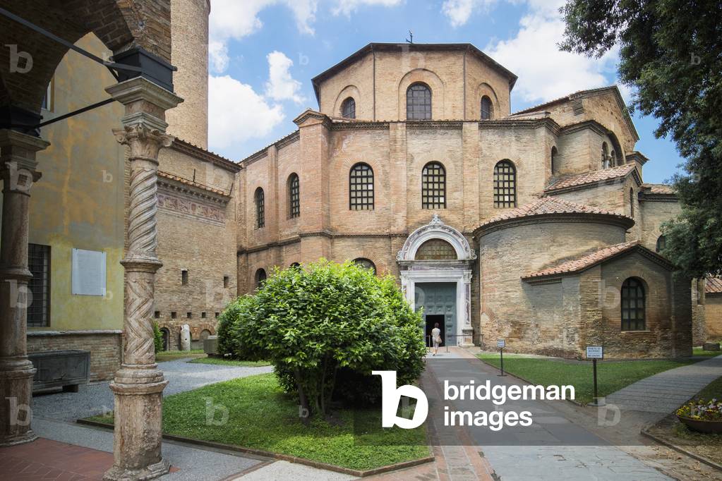 Exterior of San Vitale basilica, Ravenna, Ravenna Province, Italy (photo)