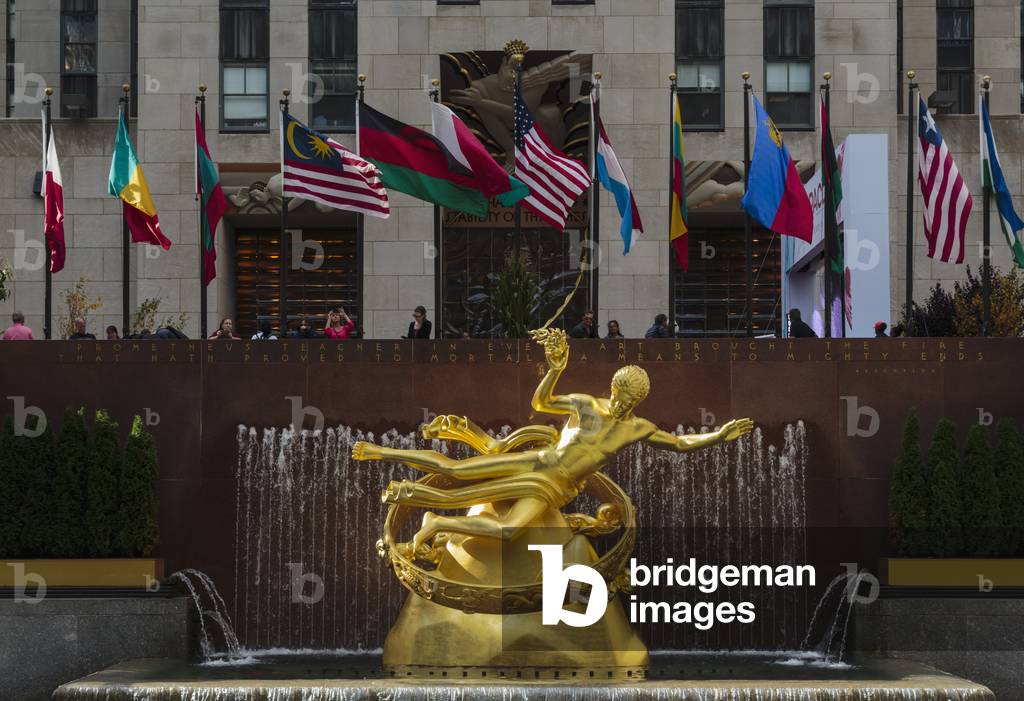 Statue of Prometheus, Rockefeller Center, New York