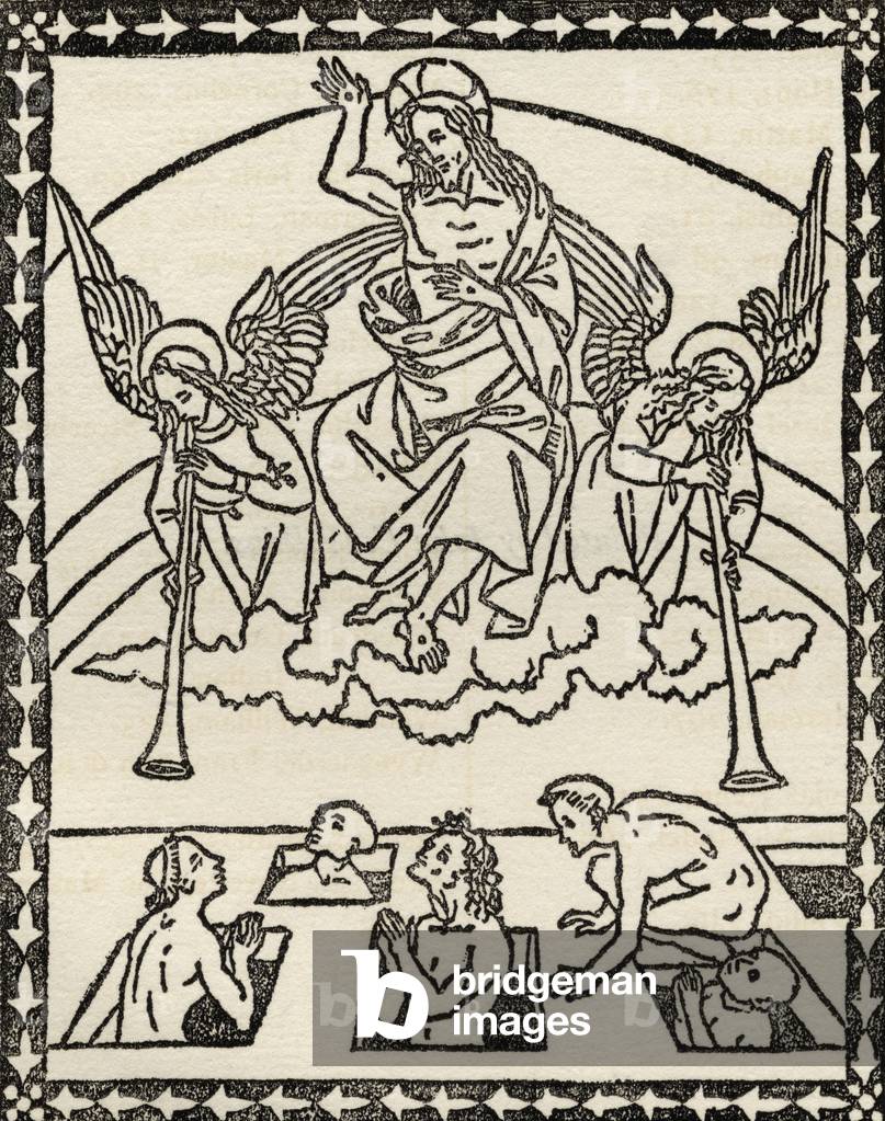 The Last Judgement, from 'A Catalogue of a Collection of Engravings, Etchings and Woodcuts', von Richard Fishe