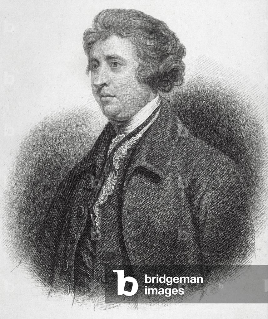 Ritratto di Edmund Burke (1729-97) (incisione)