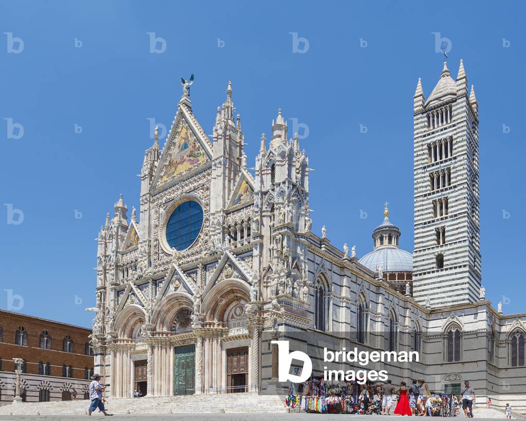 Duomo, or cathedral, Siena, Tuscany, Italy (photo)