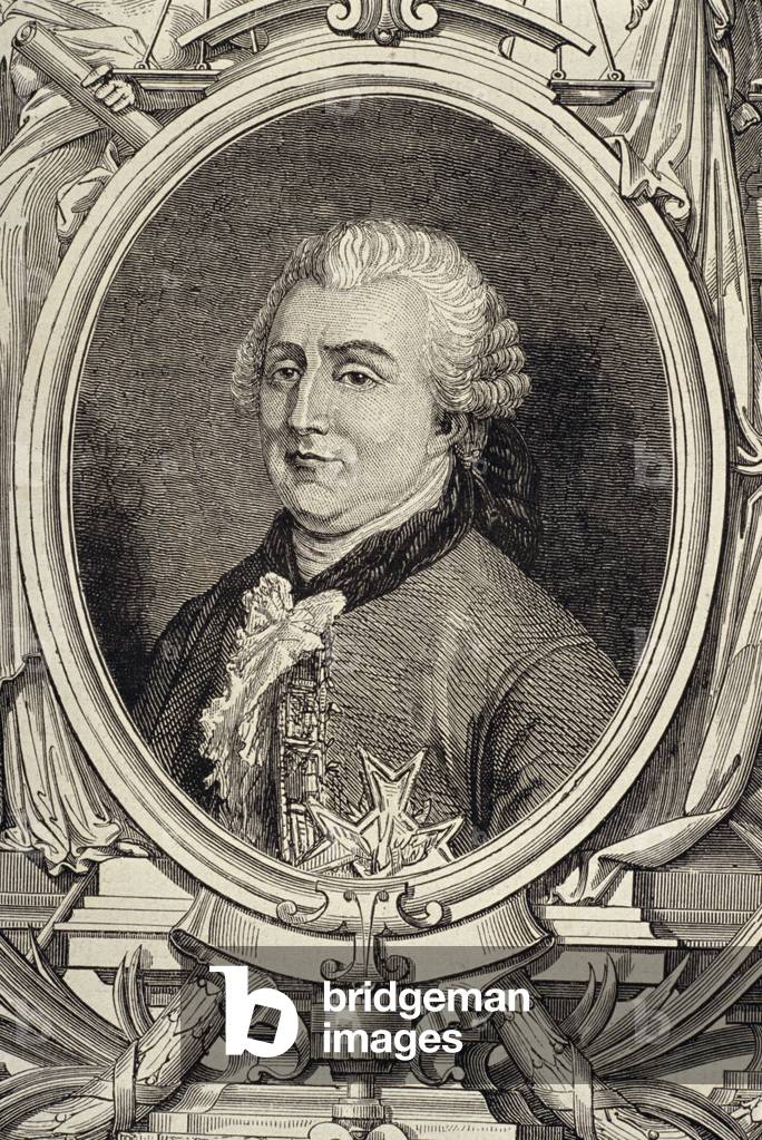 "ritratto charles gravier", 19th Secolo di French School