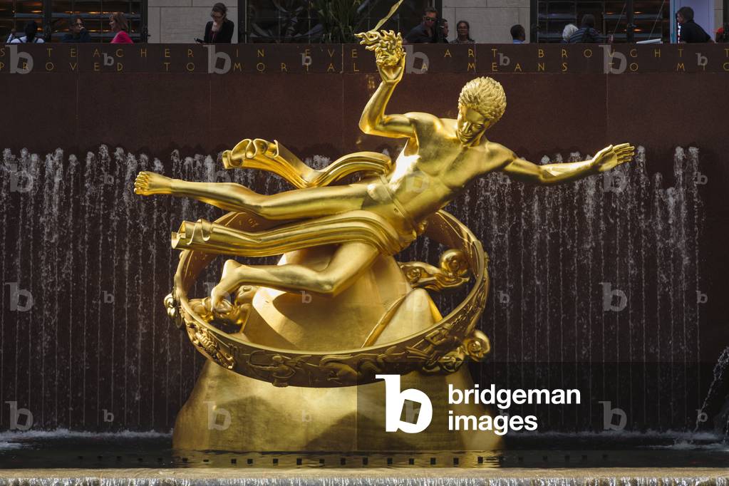 Statue of Prometheus, Rockefeller Center, New York