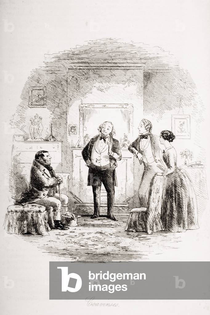 Coavinses, illustration von 'Bleak House' von Charles Dickens (1812-70) veröffentlicht 1853 (litho)