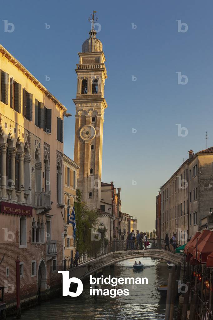 San Giorgio dei Greci bell tower, Venice, Italy