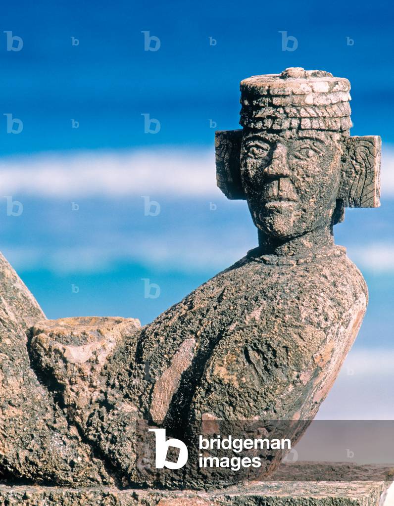 Detail of a Chac Mool Figure (stone)