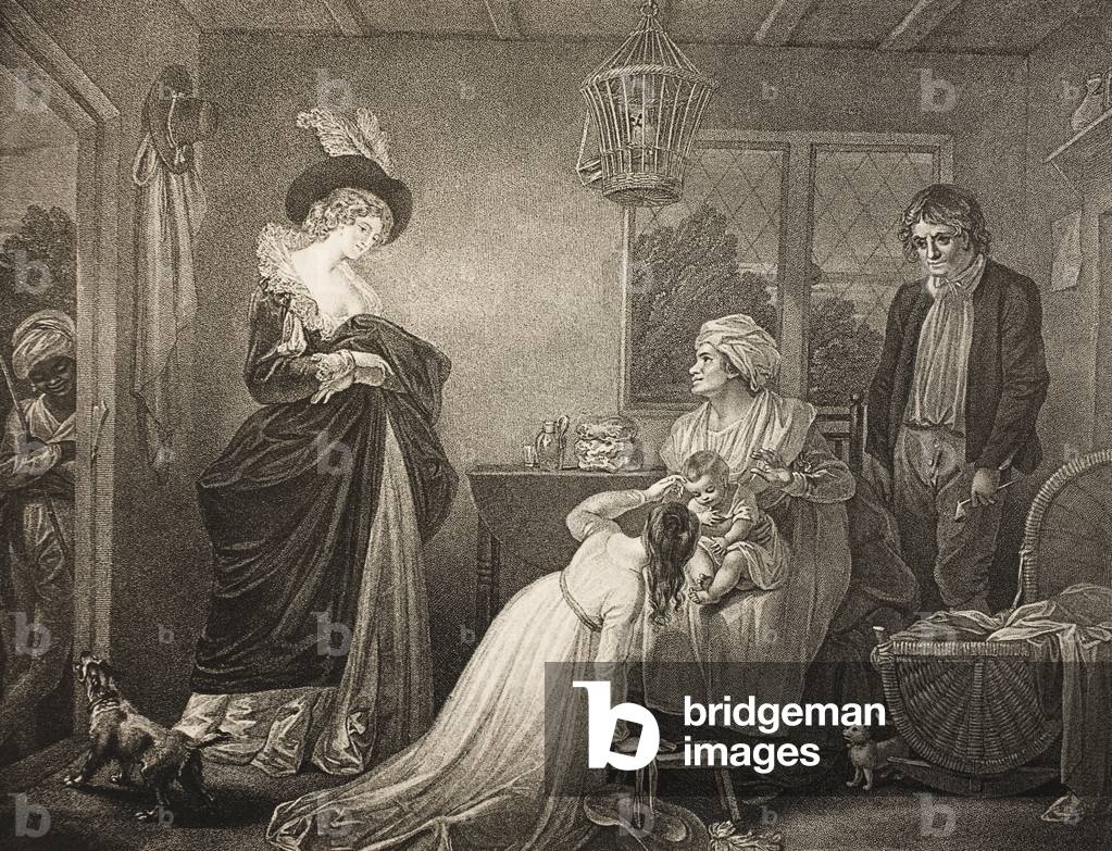 The Seven Ages of Man, First Age, Act II, Scene VII, from 'As You Like It's, from The Boydell Shakespeare Gall