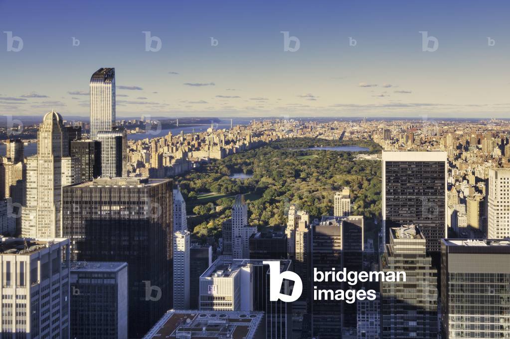 High view to Central Park, New York City, USA (photo)