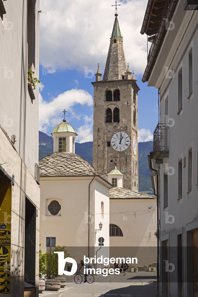 Exterior of Cathedral of Santa Maria Assunta, Aosta, Aosta Valley, Italy (photo)