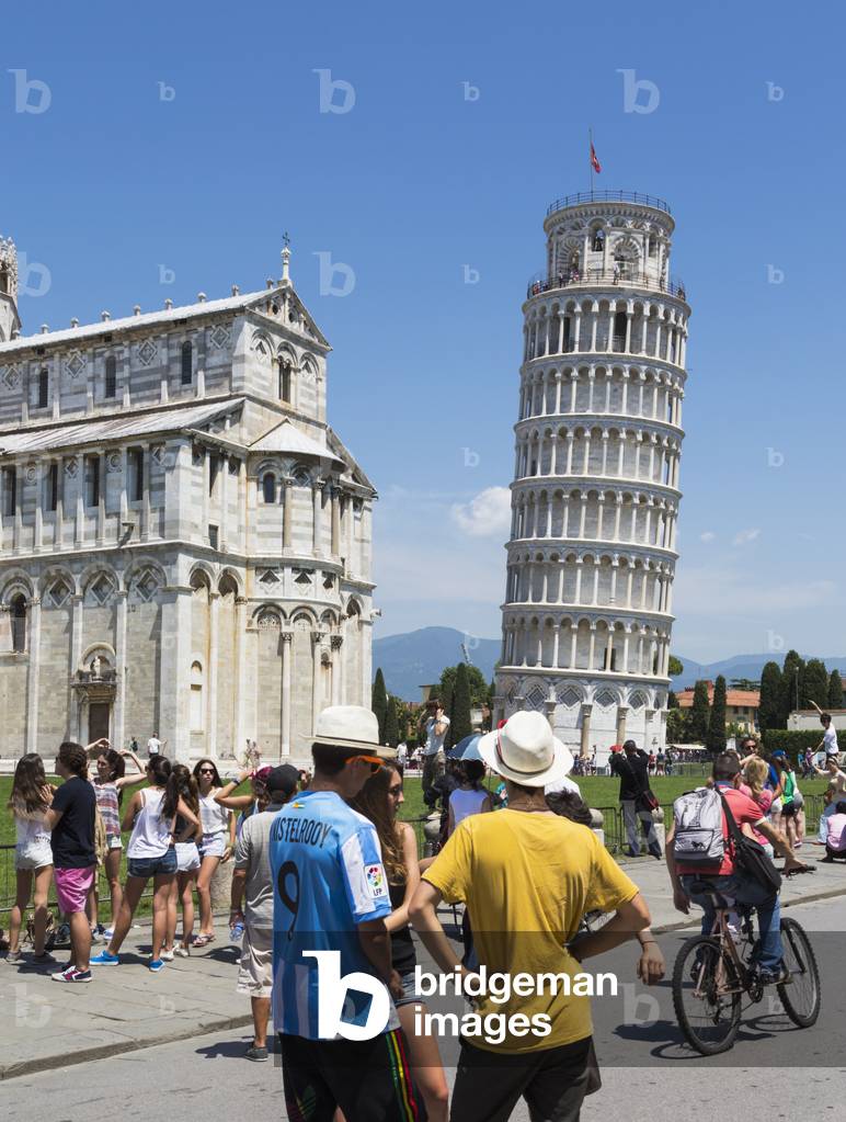 Cathedral and Leaning Tower, Pisa, Tuscany, Italy   (photo)