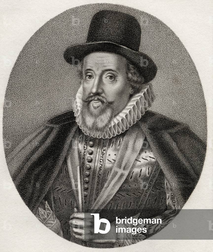 Bild von Druck "Thomas Howard", 1806 von English School, b/w
