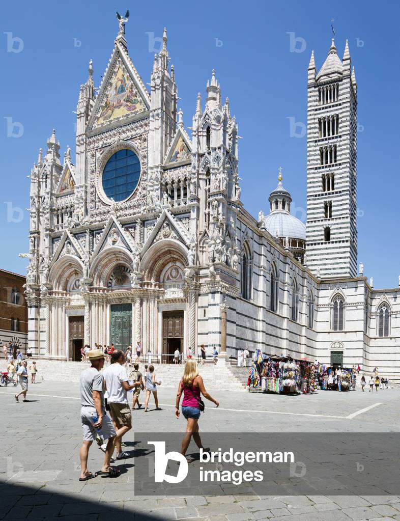 Duomo, or cathedral, Siena, Tuscany, Italy (photo)