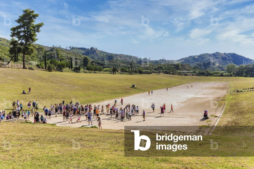 Olympia, Greece, The stadium, 2014 (photo)