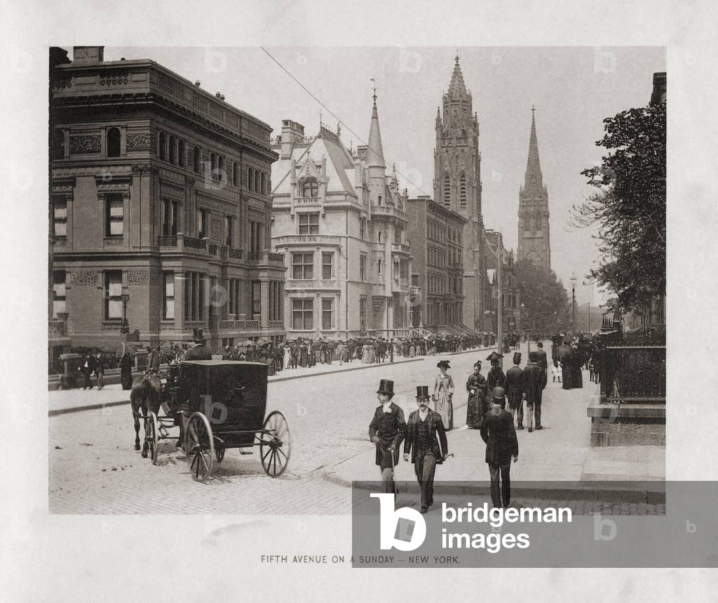 New York, 5th Avenue, 19th century