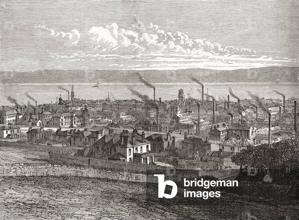 View of Dundee, Scotland, from 'Cities of the World', published c.1893 (print)