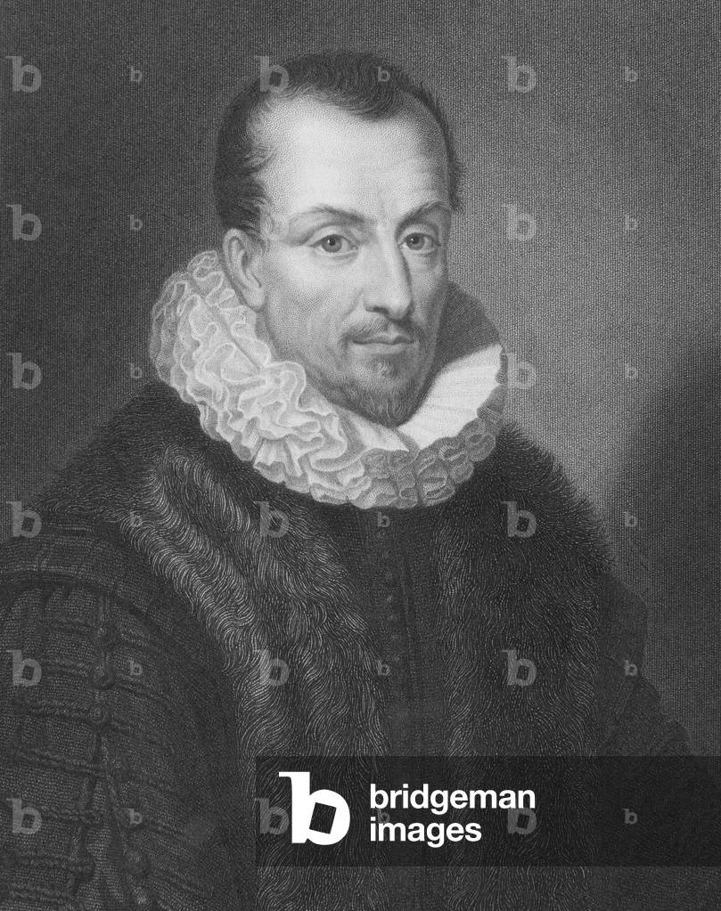 Jacques-Auguste de Thou or Thaunus (1553-1617) from 'Gallery of Portraits', published in 1833 (engraving)
