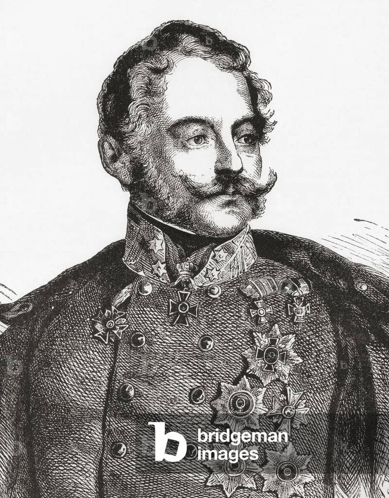 Count Ferenc Gyulay de Marosnemethi et Nadaska, from Ward and Lock's Illustrated History of the World, pub. c.1882.