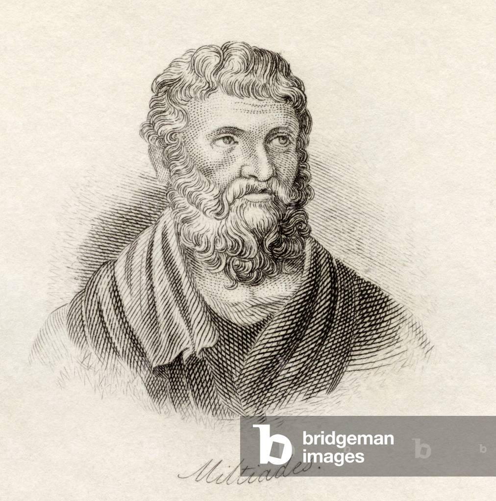 Miltiades the Younger, from 'Crabb's Historical Dictionary', published 1825 (litho)