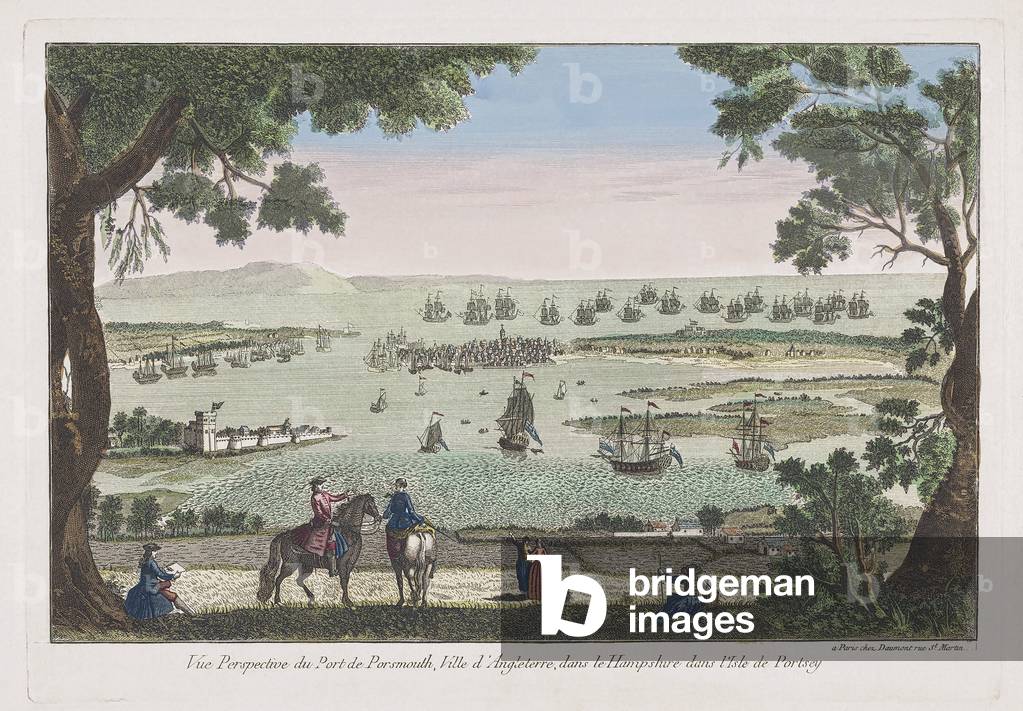 Portsmouth, England in the 18th century.